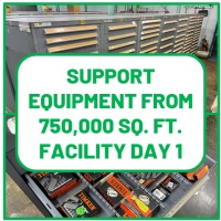 SUPPORT EQUIPMENT FROM 750,000 SQ. FT. FACILITY