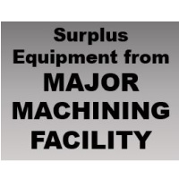 Surplus Equipment from Major Machining Facility - Whitesell